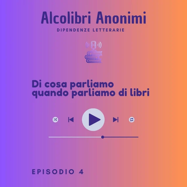 Cura e memoria, presenza e assenza, il corpo umano analizzato in ogni sua componente sono alcuni punti della mappa attorno a cui si dipana il dialogo di questo quarto episodio.
@carmenellla ed @elsuccia82 si interrogano sul linguaggio dei libri e su come si sposi con altri linguaggi, in particolare quello cinematografico. Se è vero, come scrive Stefano Benni, che “l’uomo è stato creato padrone della Terra, ma gli manca una cosa fondamentale: una borsa di attrezzi per riaggiustarsi” possiamo considerare i libri quegli attrezzi mancanti?

I libri di questo episodio

Stefano Benni, Margherita dolce vita, @feltrinelli_editore 
Helen Fielding, Il diario di Bridget Jones, @rizzolilibri 
André Aciman, Chiamami col tuo nome, @guanda_editore 
David Nicholls, One day, @neripozza 
Mattew Quick, Il lato positivo, @salani_editore 
Marcelo Rubens Paiva, Sono ancora qui, @lanuovafrontiera 
Chimamanda Negozi Adichie , Appunti sul dolore, @einaudieditore 
Nicholas Sparks, Le pagine della nostra vita, @sperlingkupfer 
Delphine Horvilleur, Piccolo trattato di consolazione: Vivere con i nostri morti, Einaudi
Federica Giardini, Sara Pierallini, Federica Tomasello, La natura dell’economia. Femminismo, economia politica, ecologia, @deriveapprodi 
Giovanna Zucca, Mani calde, @fazieditore 
Vittorio Lingiardi, Corpo, umano, Einaudi
Catherine Lacey, Nessuno scompare davvero, @edizionisur 
Kent Haruf, Le nostre anime di notte, @nneditore + Audiolibro @storytel.it 
Leslie Jaminson, Esami di empatia. Saggi sulle sofferenze degli altri, @nredizioni 
Francesco Muzzopappa, Affari di famiglia, Fazi Editore
Raymond Carver, Di cosa parliamo quando parliamo d’amore, Minimum fax
Raymond Carver, Principianti, Einaudi