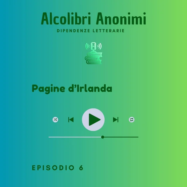 Nel sesto episodio di “Alcolibri Anonimi. Dipendenze letterarie” @carmenellla ed @elsuccia82 fanno tappa in #Irlanda, terra di scogliere, paesaggi sconfinati, leprecauni, ma soprattutto scrittori talentuosi.
Partendo dalle pagine di “Gente di Dublino” di James Joyce, passando per quelle di Sally Rooney, Edna O’Brien, Colum McCann, Paul Murray e Colm Tòibìn, l’Irlanda riesce a far “sentire la sua voce in ogni cosa”.
Buon ascolto!

I libri di questo episodio

✔️Fuani Marino, “In Irlanda con Sally Rooney. Da Dublino a Galway e ritorno”, @giulioperroneditore 
✔️Fuani Marino, Svegliami a mezzanotte, @einaudieditore 
✔️Fuani Marino, Vecchiaccia, Einaudi
✔️Jaimie Bayly, I giganti, @feltrinelli_editore 
✔️James Joyce, Gente di Dublino, @ilsaggiatoreed 
✔️James Joyce, Ulisse, Universale Economica Feltrinelli
✔️Edna O’Brien, Ragazze di campagna, @elliotedizioni 
✔️Sally Rooney, Parlarne tra amici, Einaudi
✔️Sally Rooney, Persone normali, Einaudi
✔️Sally Rooney, Dove sei, mondo bello, Einaudi 
✔️Sally Rooney, Intermezzo, Einaudi
✔️The passenger, Irlanda, @iperborea 
✔️Claire Dererer, Mostri: Distinguere o non distinguere le vite dalle opere: il tormento dei fan, Altrecose
✔️Edna O’Brien, La ragazza sola, @rizzolilibri 
✔️Edna O’Brien, Ragazze nella felicità coniugale, Edizioni Elliot
✔️Paul Murray, Il giorno dell’ape, Einaudi
✔️Colm Tòibìn, Long Island, Einaudi
✔️Jacqueline Harpman, Io che non ho conosciuto gli uomini, @blackieedizioni 
✔️Gregory Corso, Gasoline, @minimumfax